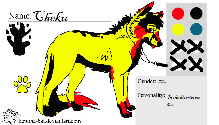 Cheku Referance Sheet ( NEW CHARACTER ) by TickersBlowsUUp on DeviantArt