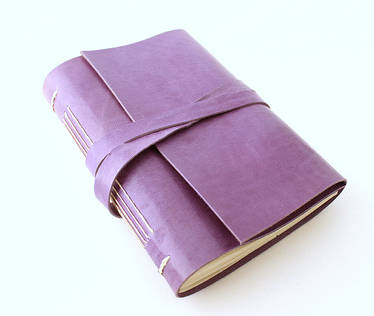 Lavender Leather Journal