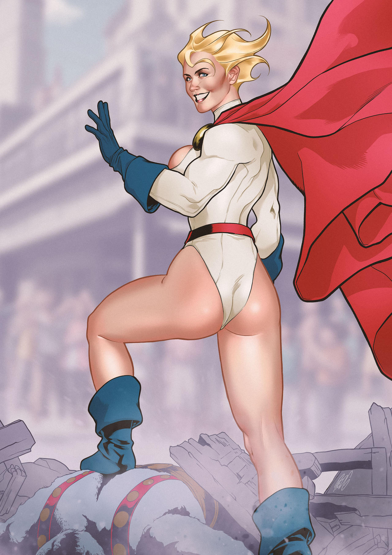 Power Girl, by redgvicente