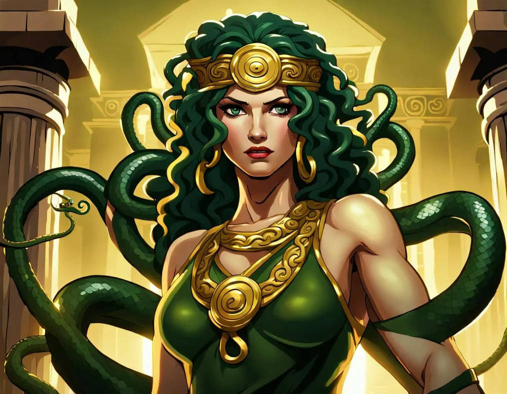 Medusa Task Medusa Warrior by BadgerCMYK on DeviantArt