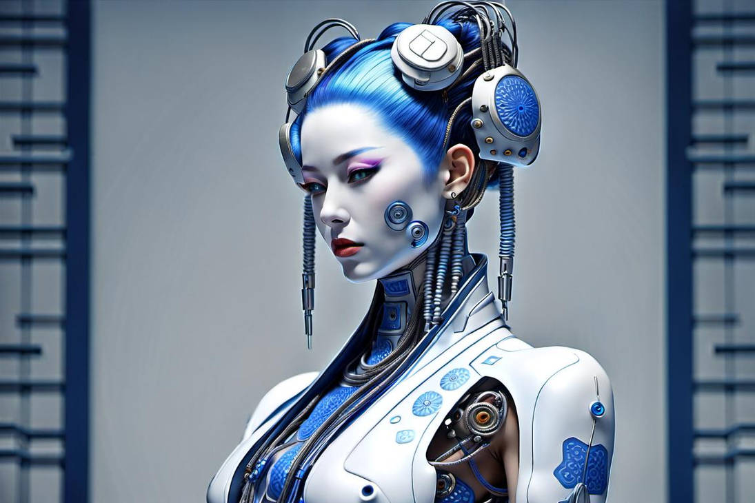 Cyborg-Geisha #1 by Dashowitz on DeviantArt