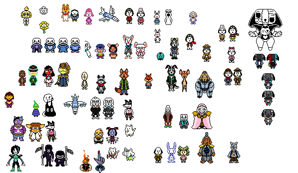 Collection of scrapped and RD Undertale au sprites by Kenny1941 on ...