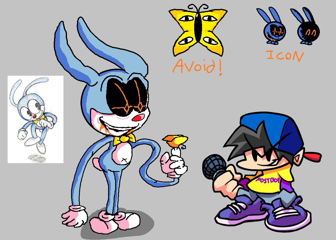 fnf sonic.exe mod characters render part 2 - Comic Studio