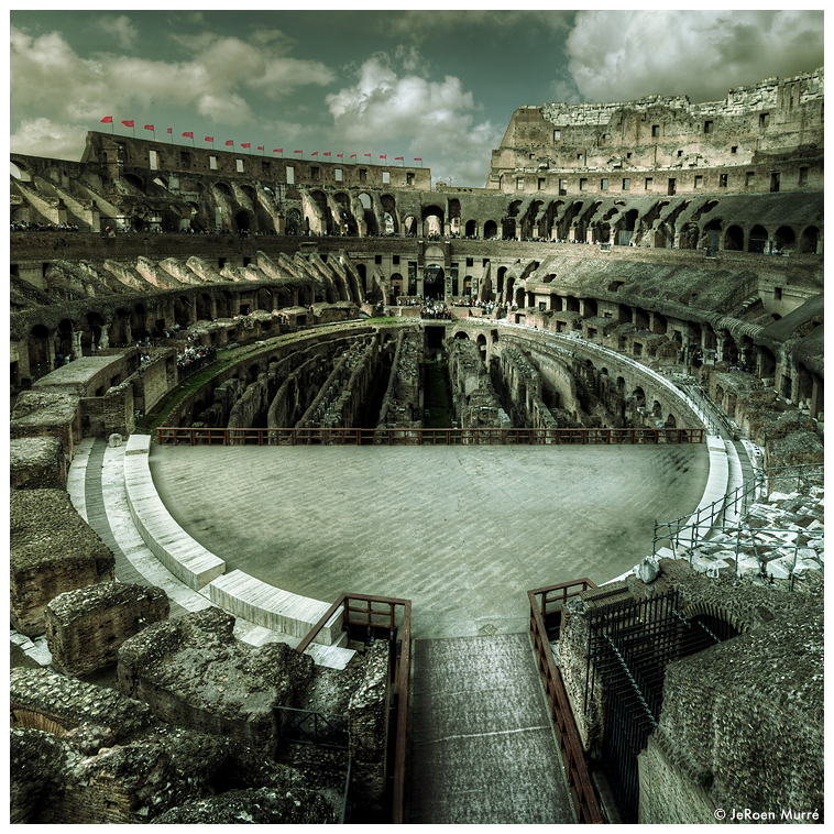 Colosseum Rome, Arena by JeRoenMurre