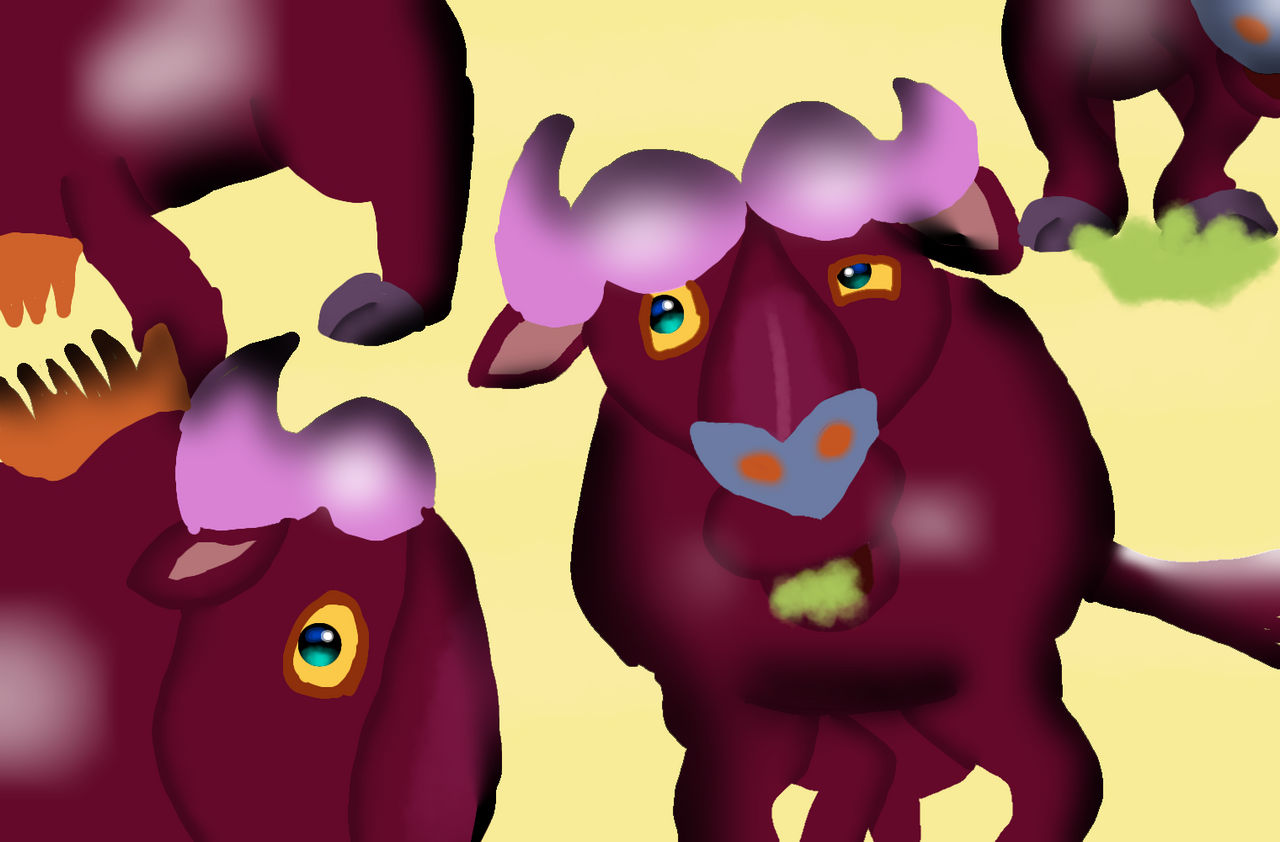Why Wildebeest Stampede/Digital by jayamurat on DeviantArt