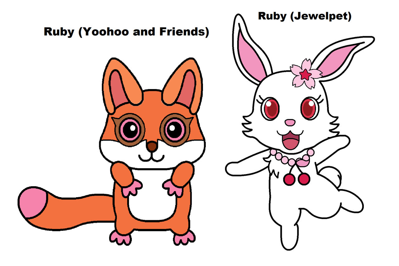 Ruby Fox Ruby x2 (Red Fox/Japanese Hare) by jayamurat on DeviantArt