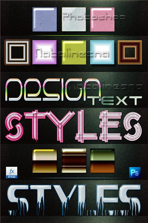 Design text styles for Photoshop 3 by Natalivesna on DeviantArt