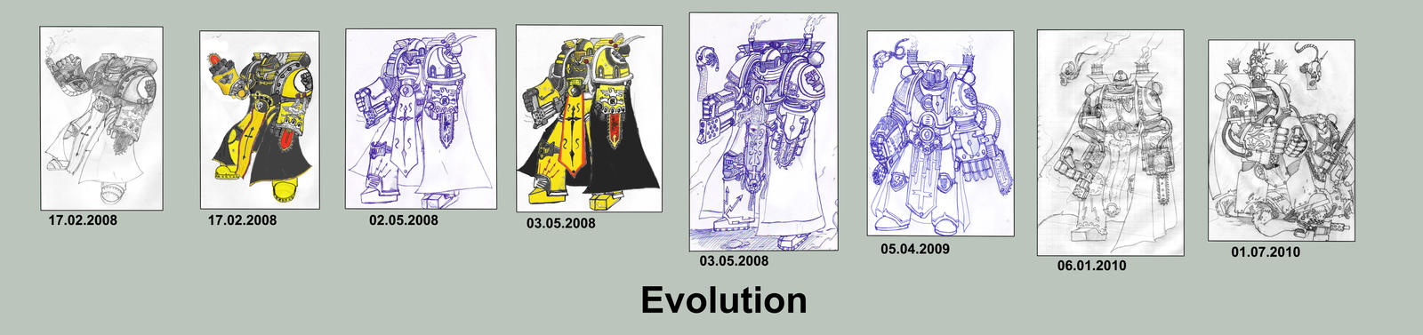 Evolution Chart Deviantart Evolution by fed0t on DeviantArt