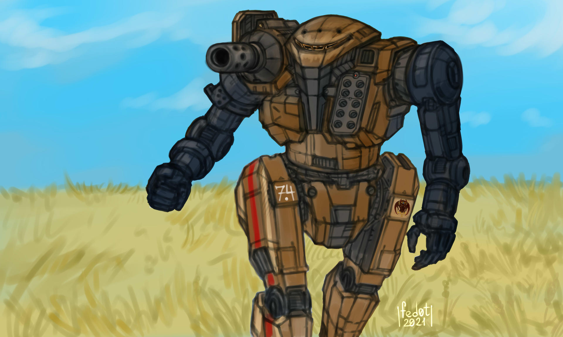 Garm GRM-01A redesign fanart by fed0t on DeviantArt