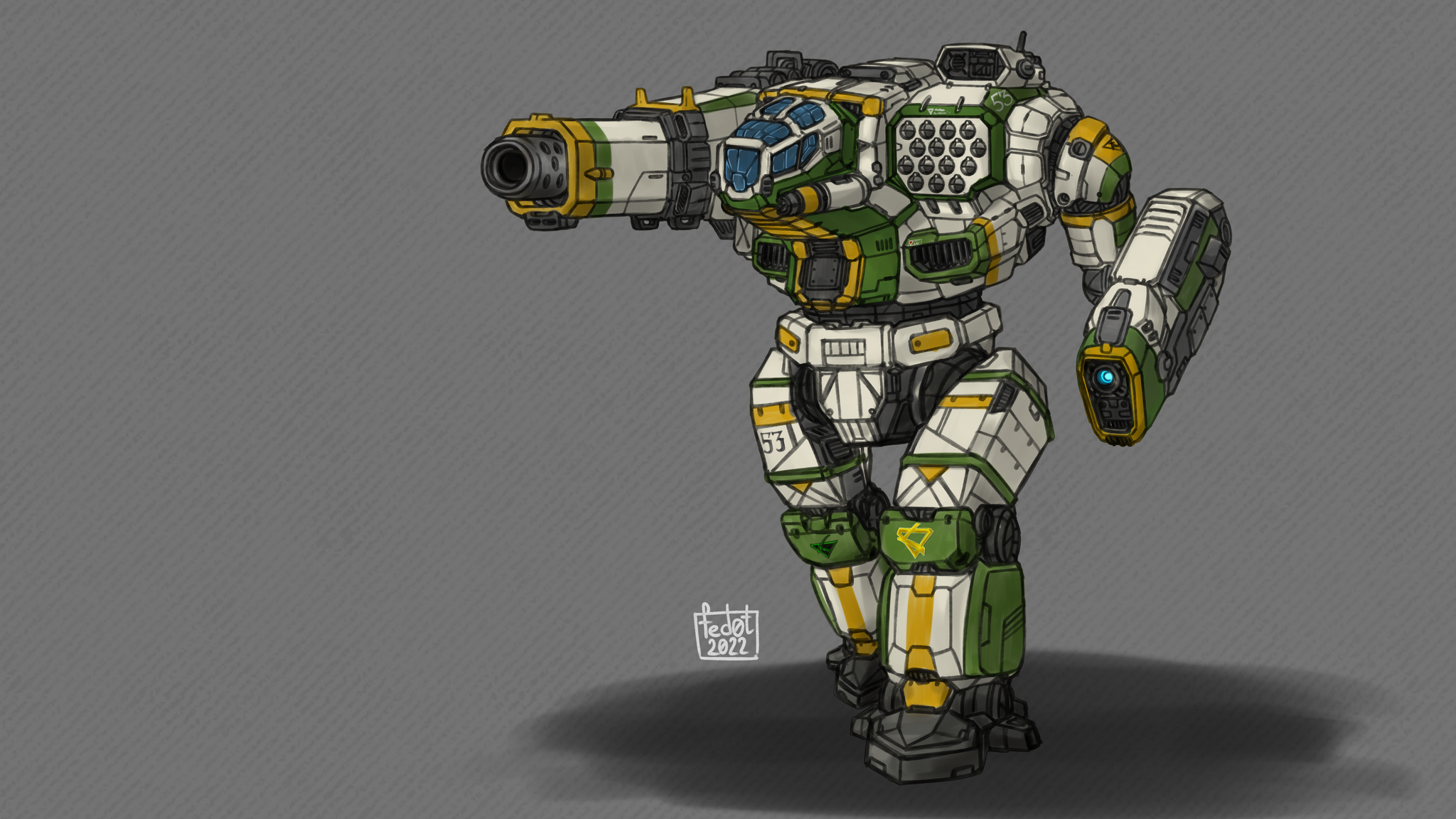 Battletech Crossover Lao Hu Battletech fanart commission by fed0t on DeviantArt