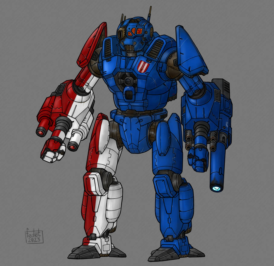 Battletech Gradients Sentry redesign Battletech by fed0t on DeviantArt