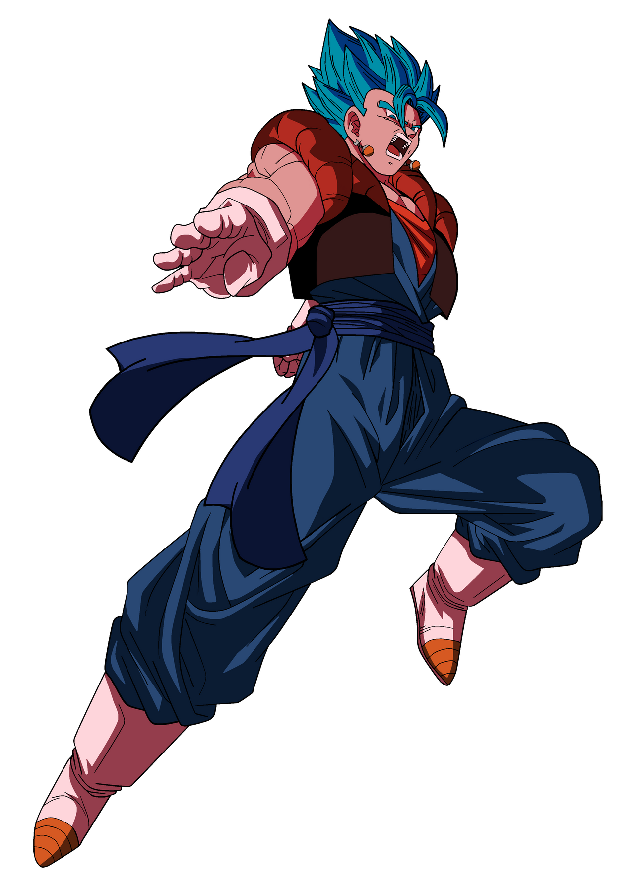 Goku ssj 2 blue by darknessgoku on DeviantArt Anime dragon ball