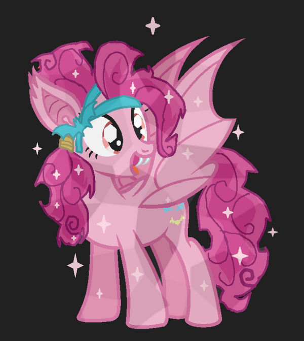 Pinkie Pie bat pony crystalized Vector by DayDreamSunset23 on DeviantArt