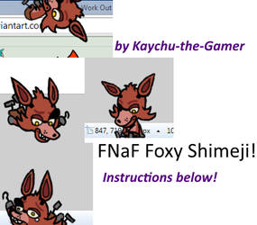 (Five Nights at Freddy's) Foxy Shimeji 'Preview'