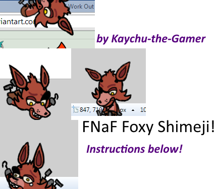 (Five Nights at Freddy's) Foxy Shimeji 'Preview'