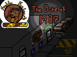 ''Bite of 1987'' Comic Title Card