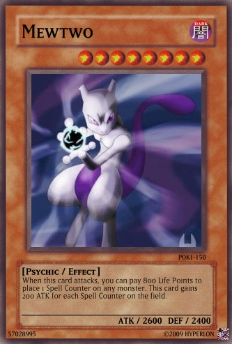 mewtwo yugioh card Colorless Limit Break (90+) If your opponent has 3 or fewer Prize cards remaining Mewtwo by Jphyper on DeviantArt