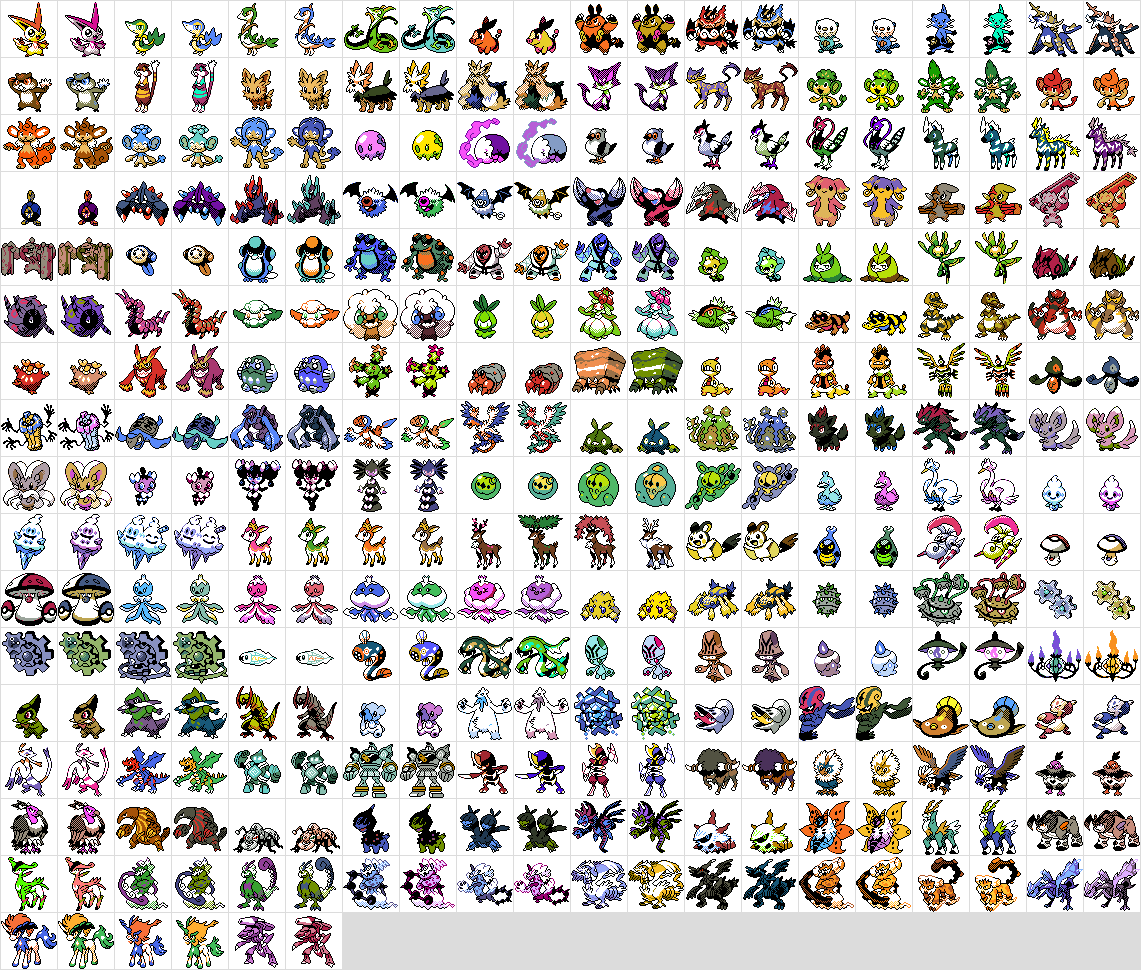 Gen2-ified PokeSprites: Unova Edition