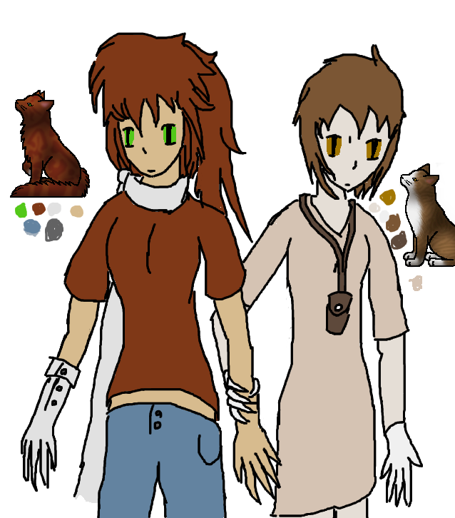 Humanised Squirrelflight Leafpool By FlickerFly7 On DeviantArt humanised-squirrelflight-leafpool-by-flickerfly7-on-deviantart