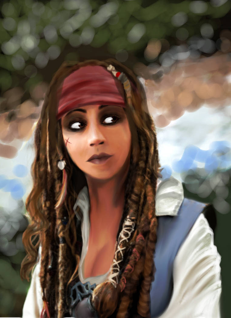 Captain Jack Sparrow -female version by speed-style on DeviantArt