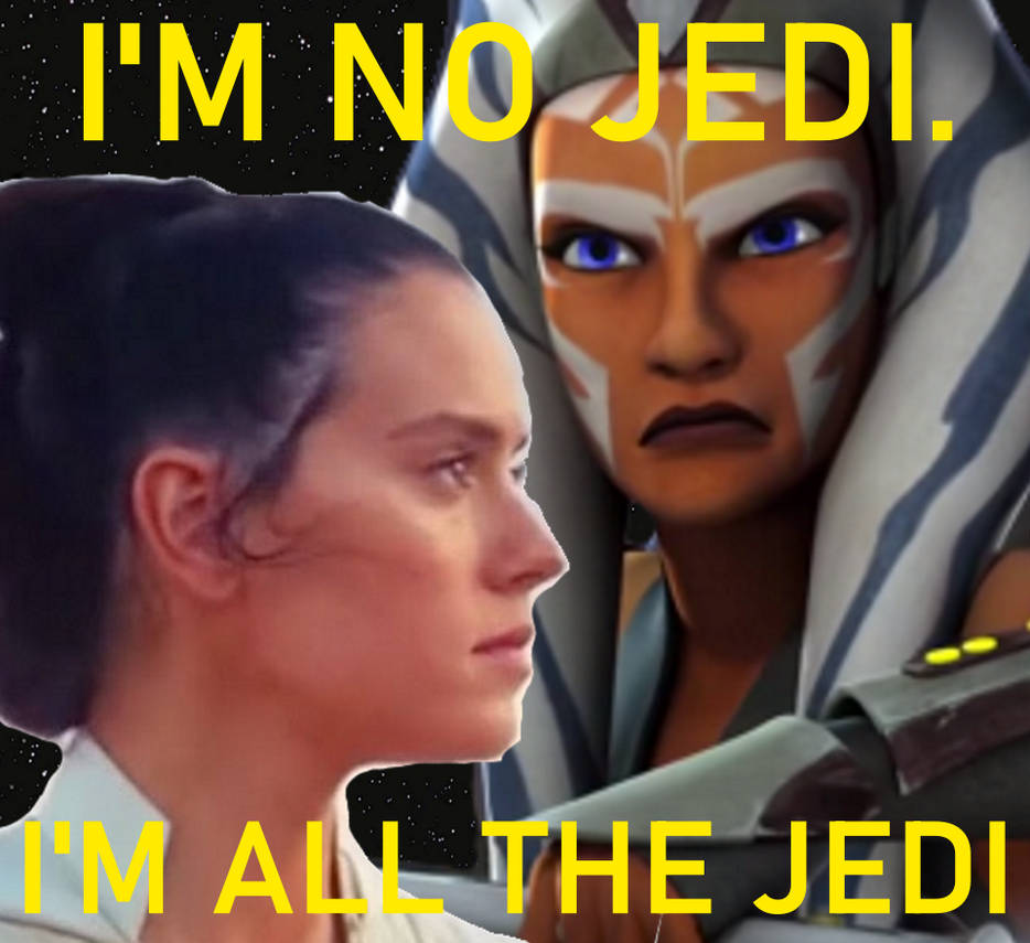 Rey vs Ahsoka PFP by Drawbot908 on DeviantArt