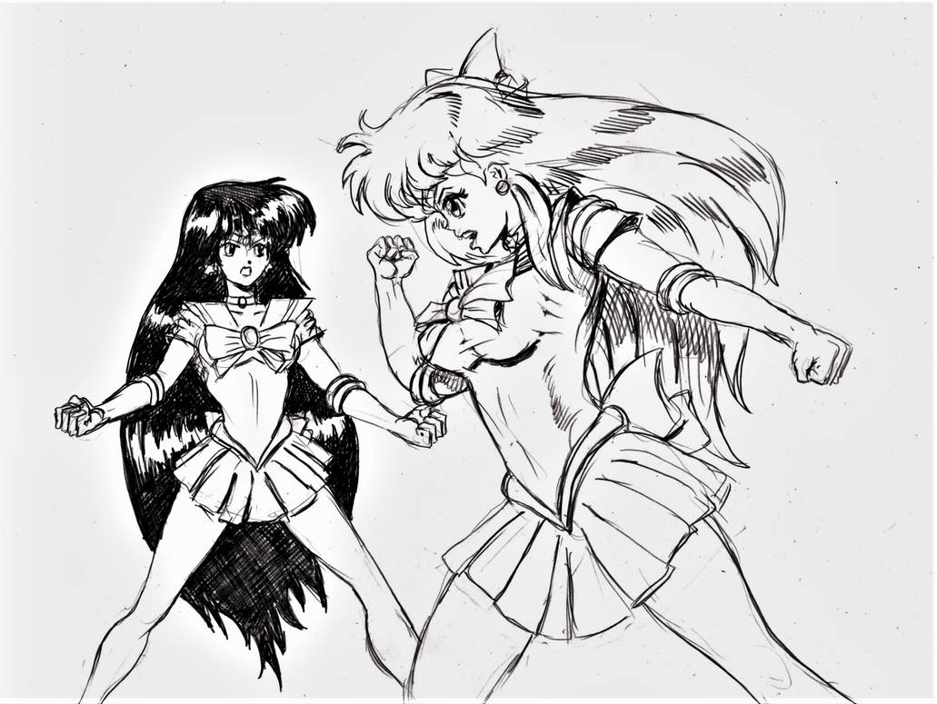 Sailor Venus vs. Sailor Mars_001