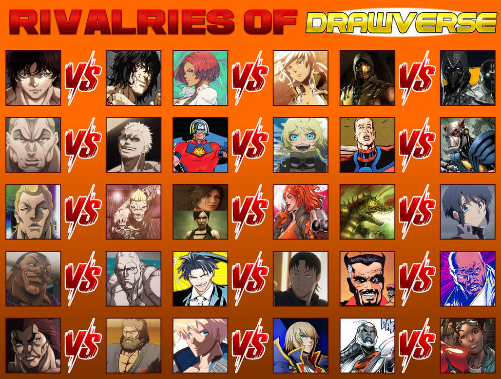 Rivalries of the DrawVerse Part 3 by Drawbot908 on DeviantArt