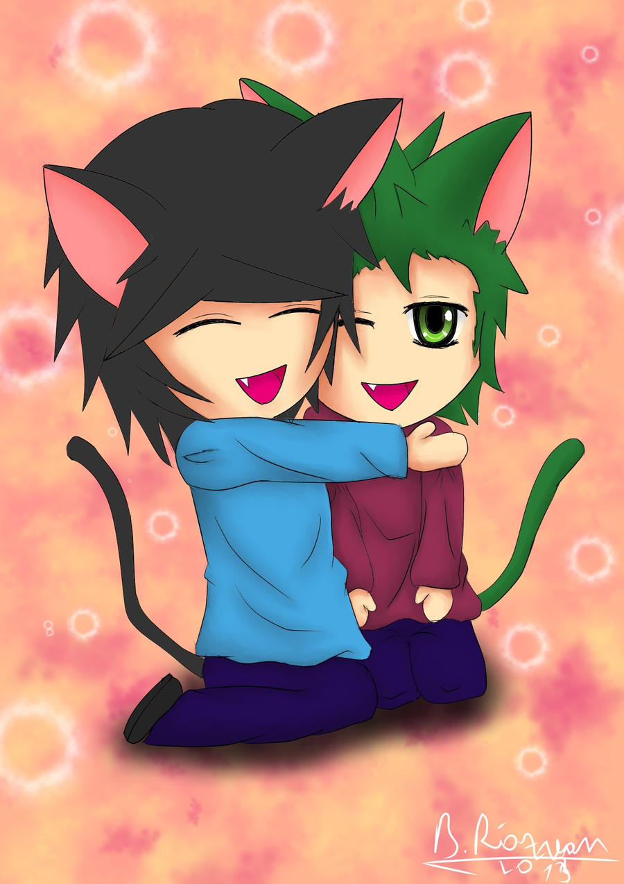 Chibi Hug by Razwy3 on DeviantArt
