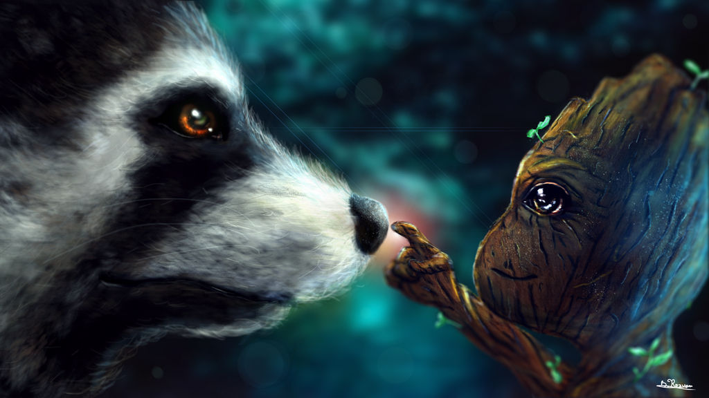 Rocket and Groot!