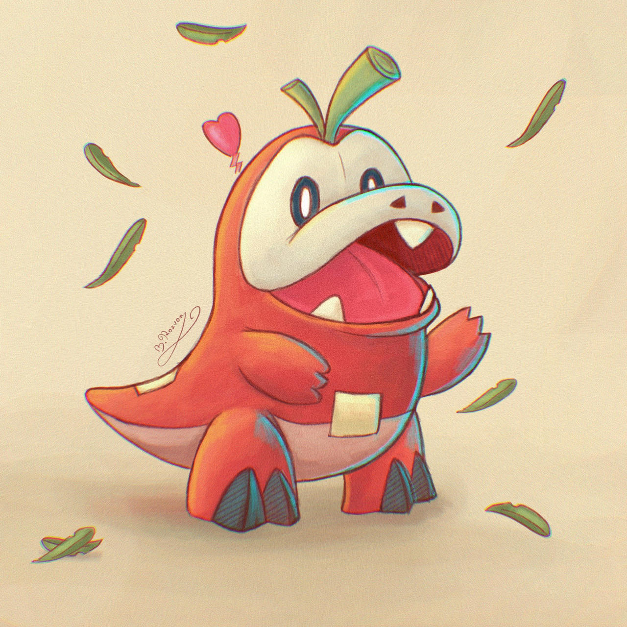 Fuecoco by Razwy3 on DeviantArt