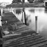 weathered old dock