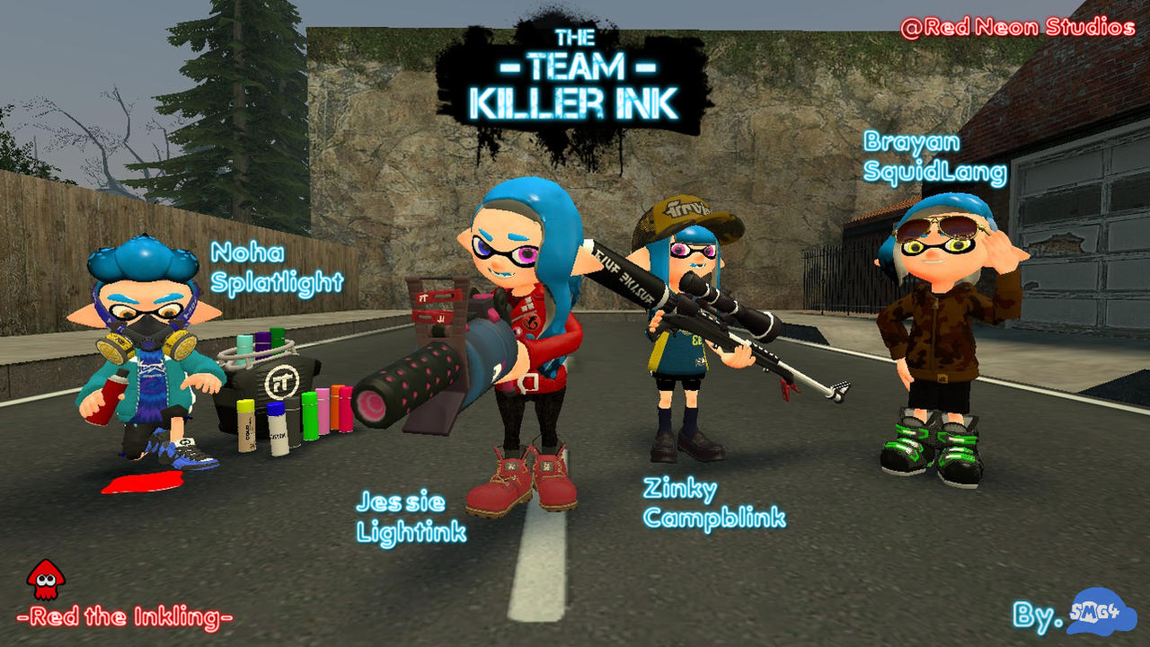 Team Killer Ink (Red the Inkling) by Redinkling205 on DeviantArt