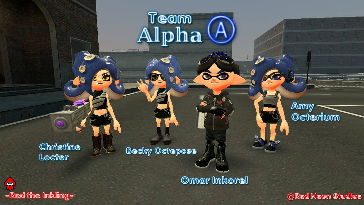 Team Alpha (Red the Inkling) by Redinkling205 on DeviantArt