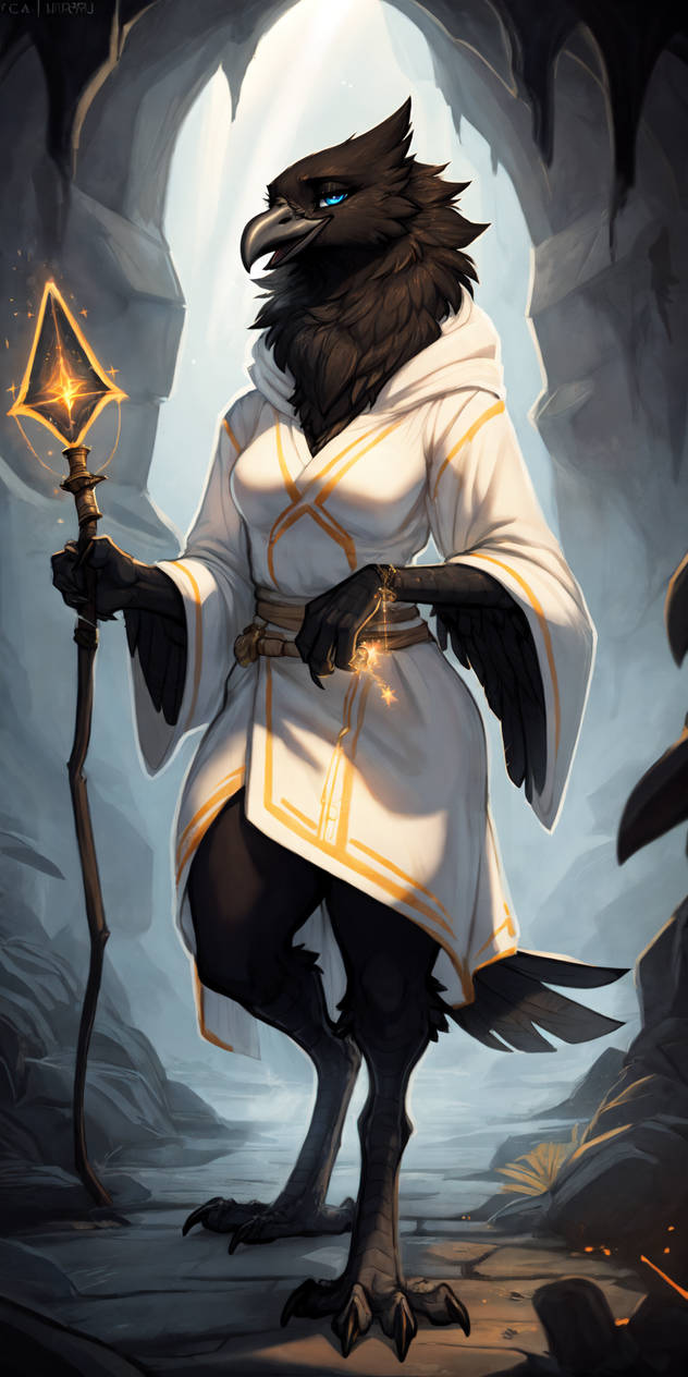 Avian priest by old-hroft on DeviantArt