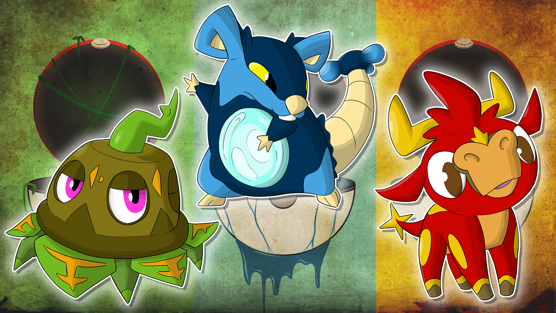 Pokemon BW Starters???? by Rodentruler on DeviantArt