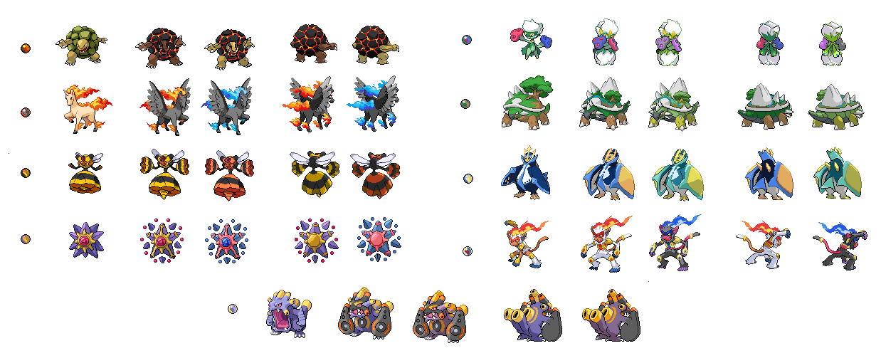 Pokemon Types Mega Evolution by matheusmattos75 on DeviantArt