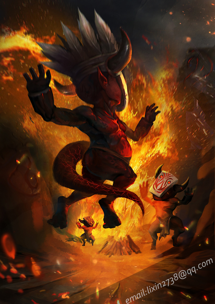 Fire puppet by lixin2738 on DeviantArt