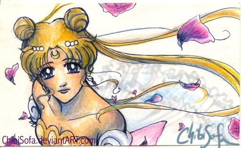 Princess Serenity Art Card