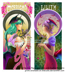 Morrigan and Lilith Nouveau