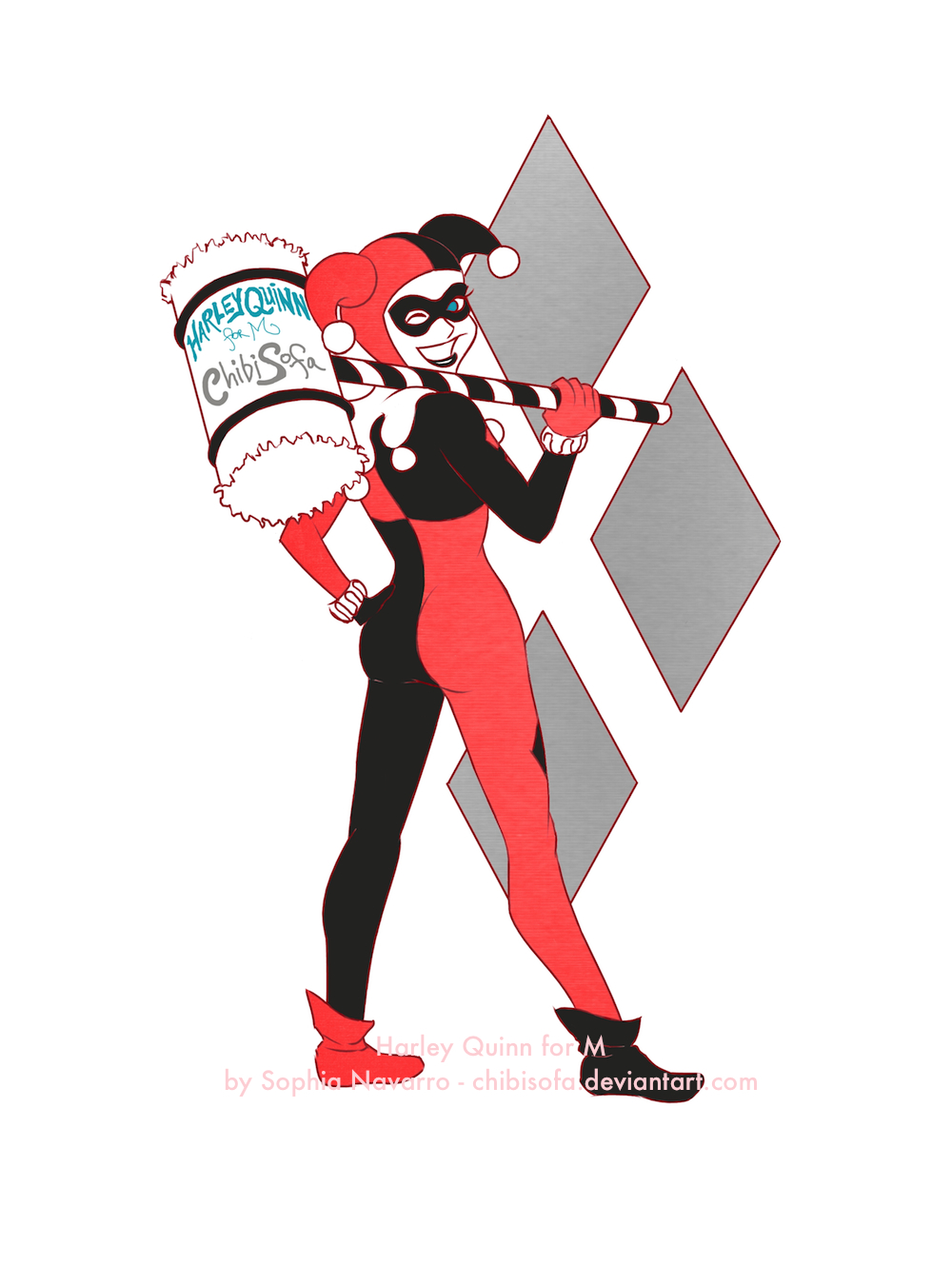 Harley Quinn gift art