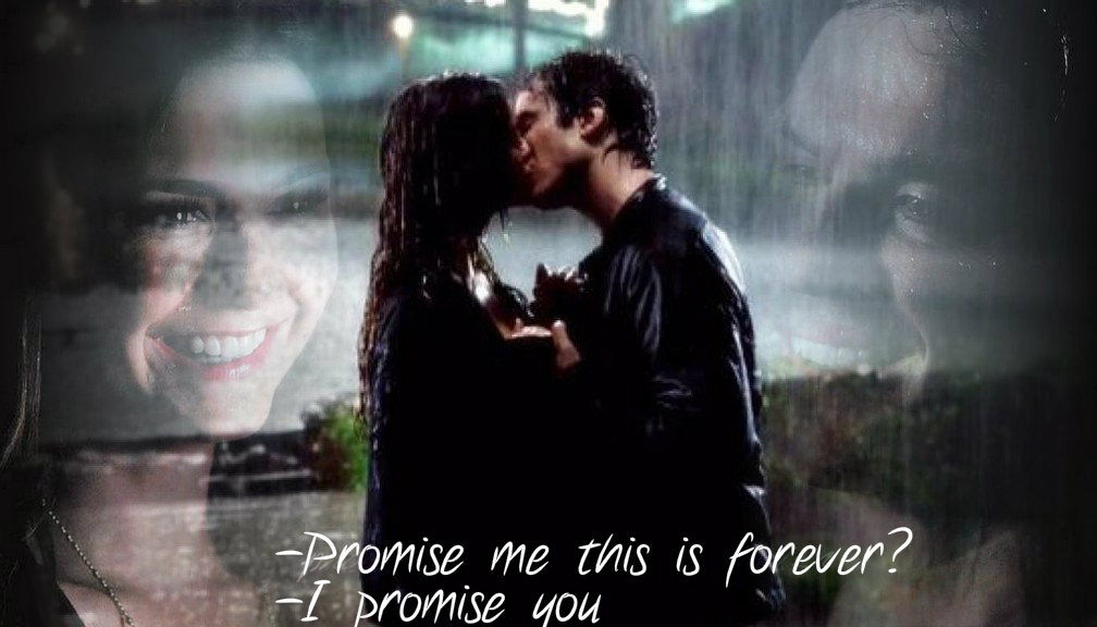 TVD 3x10 - Damon kisses Elena