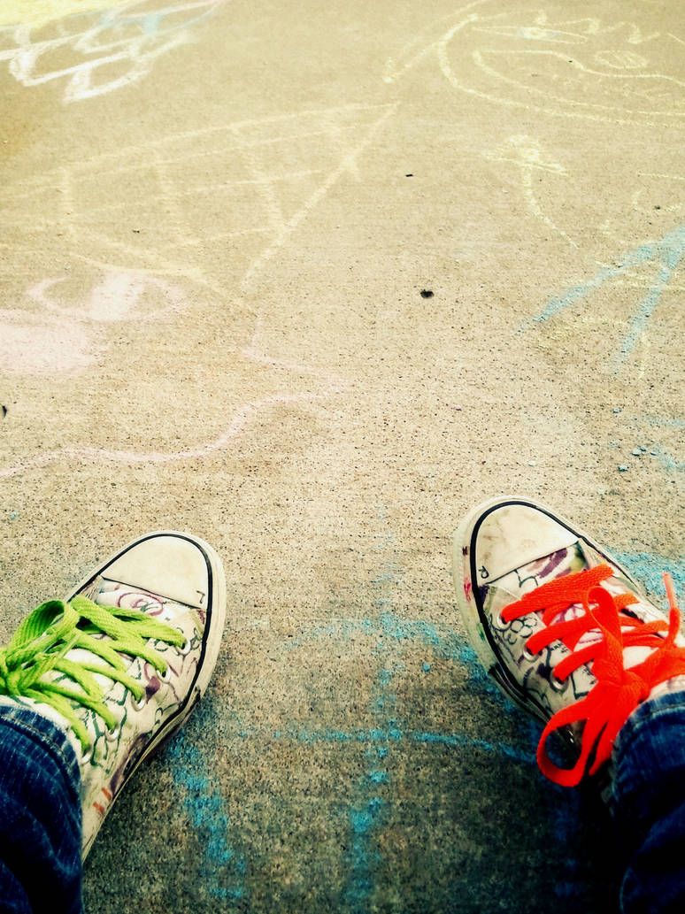 Walkin' and chalkin'