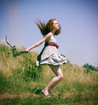 jumping redhead by Sssssergiu