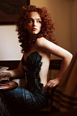 redhead elegance