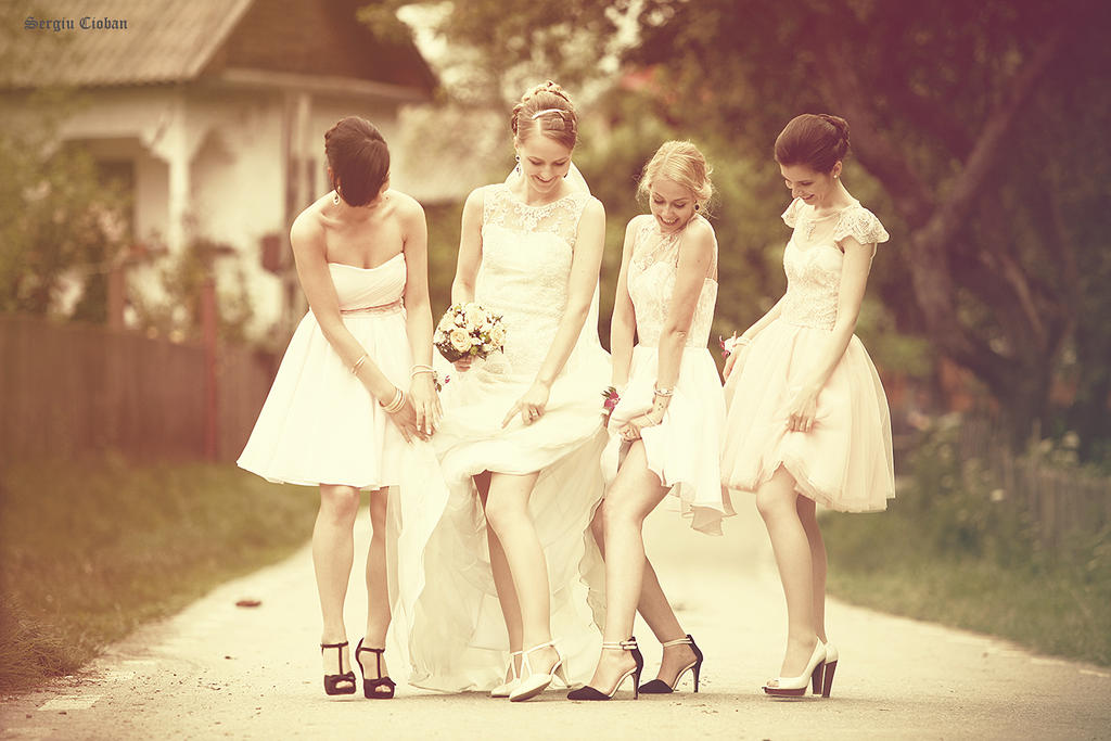 ..and her bridesmaids by Sssssergiu