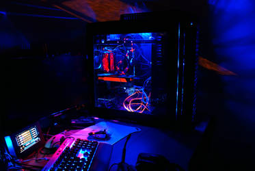 My PC at night