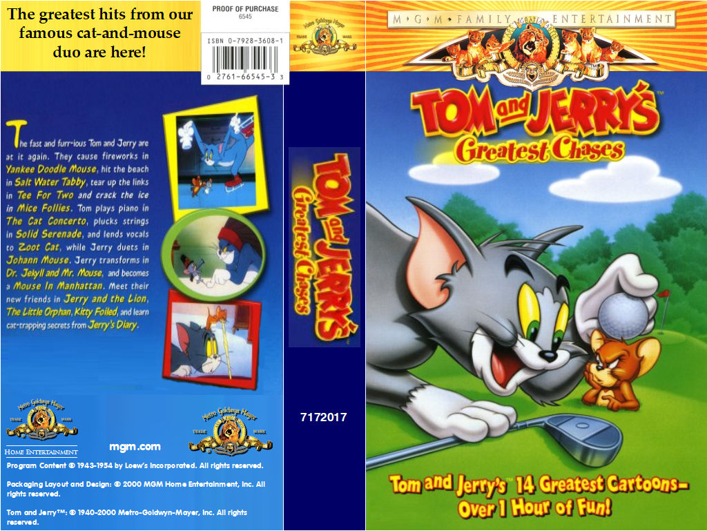 Tom and Jerry - Greatest Chases (MGM FE version)