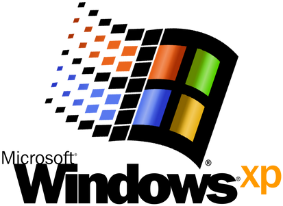 Microsoft Windows XP logo - 1990s style