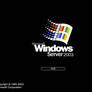 Windows Server 2003 Boot Screen with 1990s logo