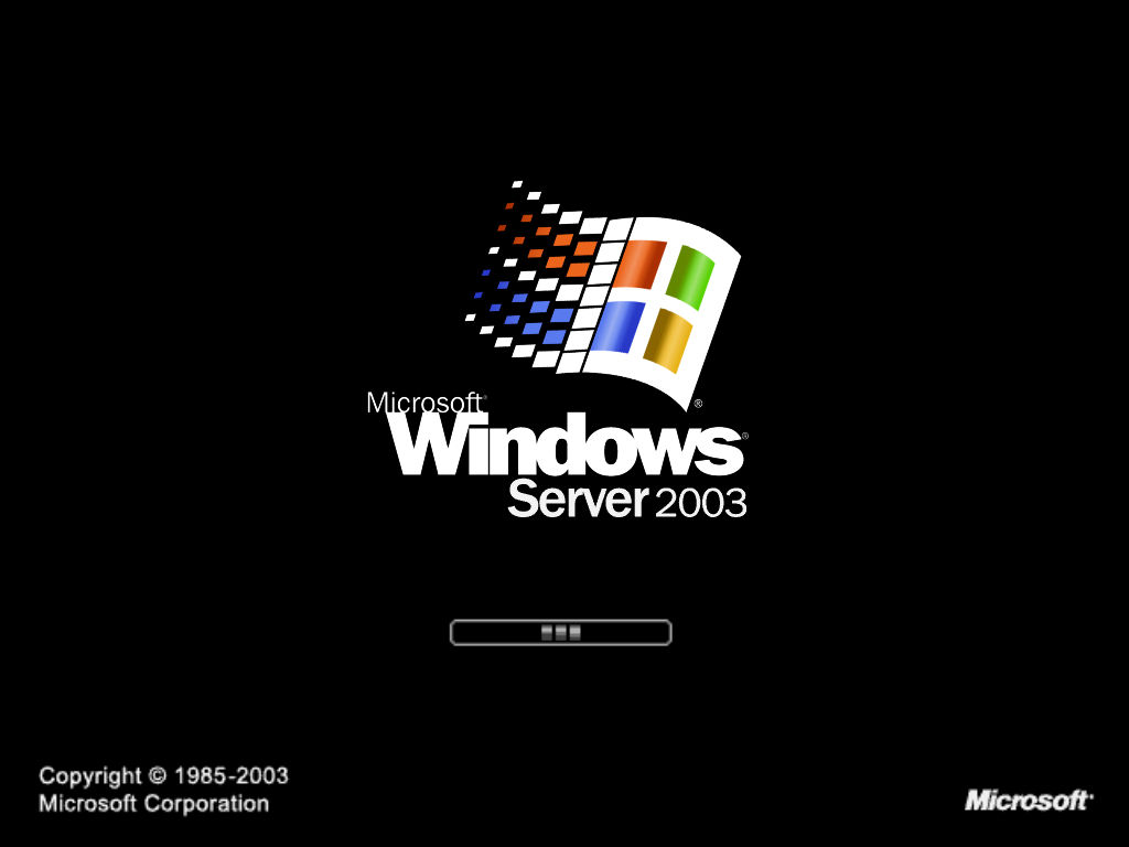 Windows Server 2003 Boot Screen with 1990s logo by MalekMasoud on ...